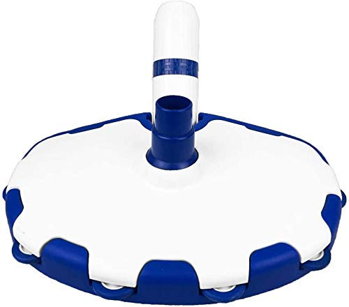 well2wellness® Pool Bodensauger Poolsauger Bodensaugerbürste 'Grande' mit Laufrollen am Bürstenrand