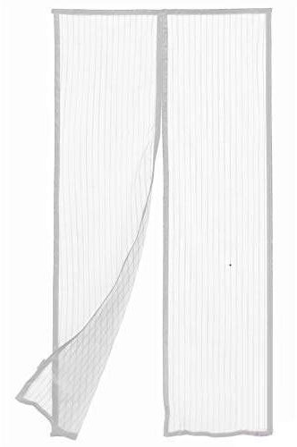 BricoShopping® Zanzariera Magnetica Tenda Zanzariera REGOLABILE con MAGNETE CONTINUO calamita interna Per Balcone E Porta Finestra Fissaggio Rapido Su Finestre Balconi In Legno Alluminio (105 Bianco)