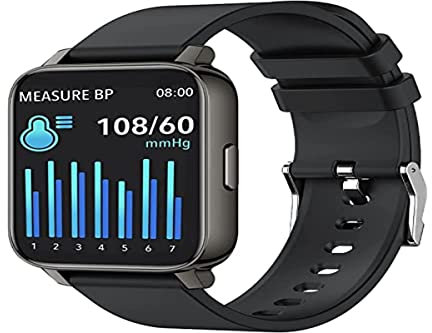 yussa Smart Watch | Ultima generazione 2023 | Monitor Pressione sanguigna | Ossigeno nel sangue SpO2 | Frequenza cardiaca | Monitor del sonno | Waterproof IP67 | Fitness Tracker | Per donne e uomini
