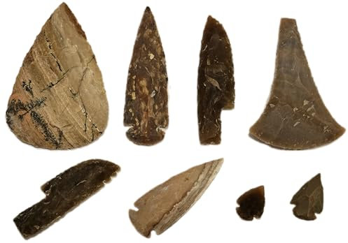 Animus Imperat Steinzeit Pfeilspitzen Werkzeuge Set 8 Teile (Nachbau)