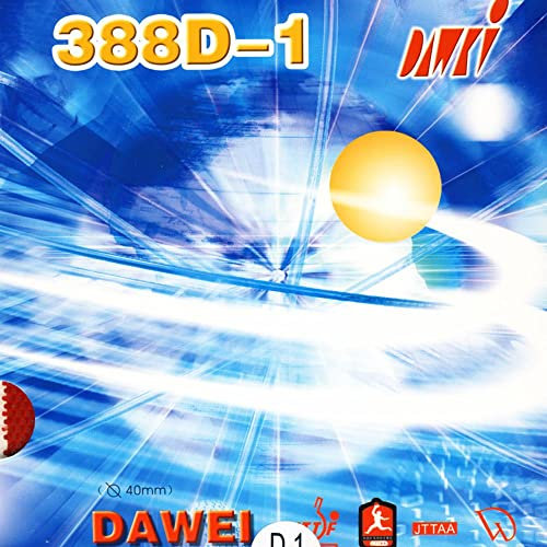DAWEI 388D-1 (ox - rot) | China Tischtennis Belag | ITTF | TT-Spezial - Schütt Tischtennis