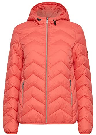 fransa FRBAPADDING Damen Steppjacke Übergangsjacke Jacke Kapuze mit Gummizug leicht gefüttert, Größe:S, Farbe:Rose of Sharon (171635)
