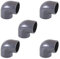 POWERHAUS24 5 coudes en PVC 90° D 50 mm