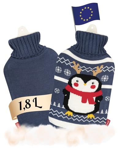 soxo Lustige Wärmflasche Mit Bezug Geschenk Für Frauen Männer Geschenke Lustig Wärmeflasche Pinguin