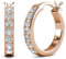 Hoop Loop Earrings for Women18K Rose Gold with Sparkling Element Crystal with Jewellery Box for Women Wife Mother Daughter (EU-HOOP-ROSE)