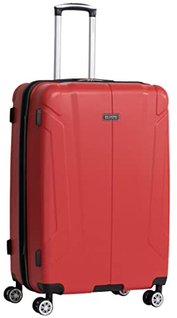 Ben Sherman Spinner Travel Handgepäck-Derby, Rot - Lipstick Red, 20-Inch Carry On, Spinner Travel Handgepäck-Derby