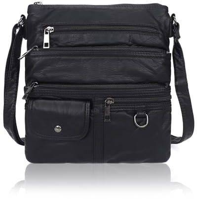 Angel Kiss Kleine Umhängetasche für Damen, Crossbody-Börsen und Handtaschen, mehrere Taschen, Hobo-Taschen, Schwarz