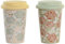 DKD Home Decor Taza con Tapa, Silicona, Estándar