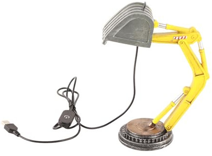 TOPINCN Industriedesign Bagger Schreibtischlampe, Bagger LED Nachtlicht Nachttischlampe für Zuhause Schlafzimmer Dekoration Einzigartiges Licht