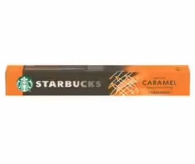 STARBUCKS Café Capsules compatibles NESPRESSO Caramel Intensité 5 - Le paquet de 10 capsules, 51g