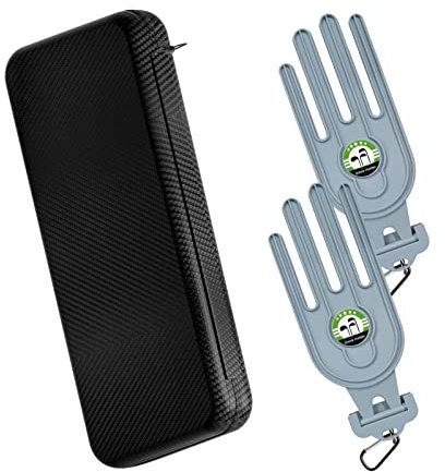 Rianpesn Golf Gloves Holder Case,Gloves Storage Organizer Hard Case Protector - Moisture Portable Gloves Maintenance Golf Bag Accessories