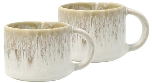 Villa Collection Allure Espressotasse Dia 6,5 x 5,1 cm 0,08 Liter 2 Stck. Creme/Sand