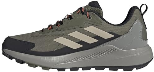 adidas Terrex Anylander Rain.RDY Hiking Shoes, Scarpe da Trekking Uomo, Olive Strata/Wonder Beige/Core Black, 45 1/3 EU