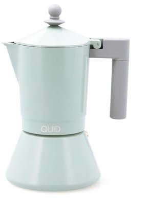 Quid Ozon Cafetera Aluminio Fundido 6 Tazas Aluminio Apto Vitrocerámica Apto Inducción