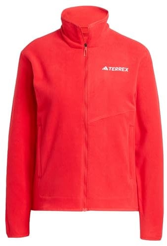 Adidas Damen Terrex Multi Full Zip Fleece Jacket, Pure Ruby, M