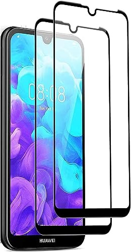 Kit de 2 películas (2 paquetes) compatible con Vivo Y72 5G V2111A V2058 V2041 Protector de pantalla de cristal templado antigolpes antiarañazos Full Glass 9d