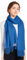 ELF KUCKUCK Schal Damen Winter Baumwolle Winterschal Pashmina, Blau