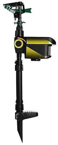 LQQDREX Motion Activated Sprinklers for Animal Deterrent, Automatic Solar Powered Motion Activated Sprinkler Water Spray, Garden Lawn Water Spraying Equipment Scare Animals Day And Night