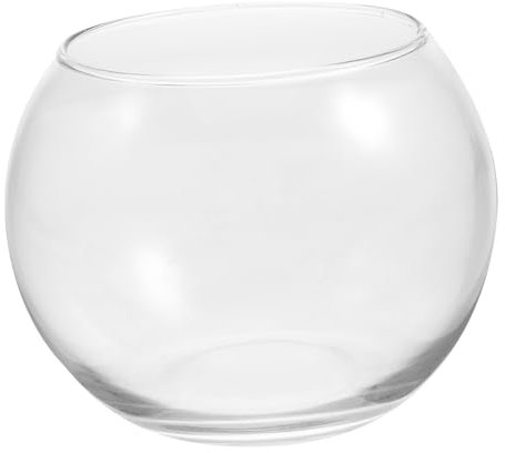 MERRYHAPY 3 Pièces Aquarium en Verre Bocal à Poisson Terrarium Pot De Plante Hydroponique Aquariums Bocaux à Poissons Vase à Bulles Pot De Plante Aquatique Vase Clair Un Verre Transparent