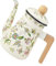 OFFSCH tetera hervidores electricos bohemio hervidor eléctrico hervidor de flores plegable cozinha cafetera cafwtera maquina cafe heladera colador hervidor de café jarra de té de esmalte