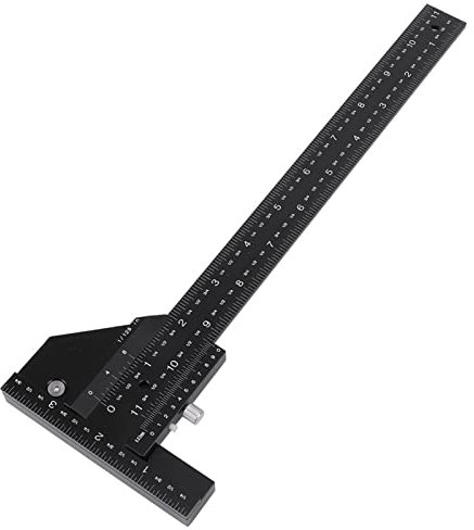Holzbearbeitung T-Lineal Holzbearbeitung Aluminiumlegierung Holz Anreißer Messen Anreißlineal