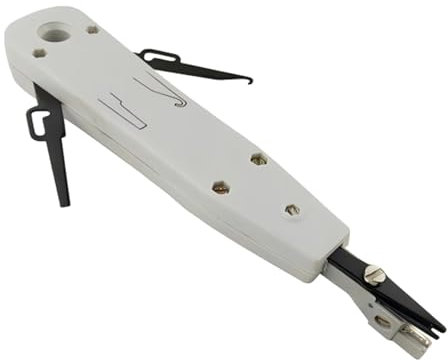Avejjbaey 110 Drahtschneider, Telekommunikationszange, Stanzwerkzeug für RJ45, Keystone, Telefon, Netzwerkkabel, Modul, Patchpanel