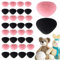 Yamobi 32 Stück 11-18MM Sicherheitsnasen Für Häkeltiere,Kunststoff Sicherheitsnasen für Tiere Braun Rosa, Puppennasen mit Unterlegscheiben für Hunde,Hase, Marionetten