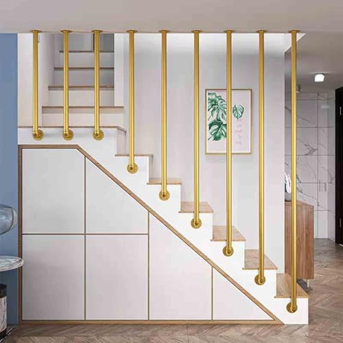 Corrimano per scale moderne per interni ed esterni, lunghezza 150 cm, montaggio a soffitto, corrimano per sicurezza e stile