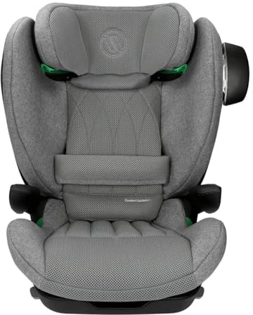 Avionaut MaxSpace AirFlow Comfort System+ Kindersitz 100–150 cm – ergonomisch, sicher & bequem – mit verstellbarer Rückenlehne – ideal zum Schlafen und für lange Autofahrten (Grey)