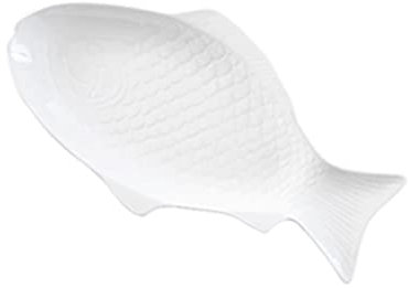 PartyKindom Plato De Pescado Con Forma De Divertido Cuenco Vajilla Plato Para Servir Pescado Bandeja De Comida Bandejas De Fiesta Platos Decorativos Para Para El Hogar Plato De