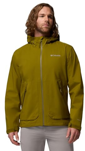 Columbia Herren Altbound Jacke, wasserdichte Regenjacke, Mossy Green, S