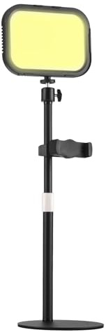 TARSHYRY LED Video Light Panel 12W Videokonferenz Zoom Meeting Photography Füllen Sie EIN Verstellbares Stand -Telefonhalter USB Powered Computer (1-Pack)