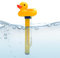 Holdes Thermomètre flottant pour piscine, thermomètre flottant – Appareil de mesure facile à lire avec cordon pour, baignoires, étangs de jardin, femmes, hommes