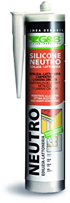 SILICONE NEUTRO EDILIZIA LATTONERIA LAMIERA BASSO MODULO G&B SILN12 GRIGIO