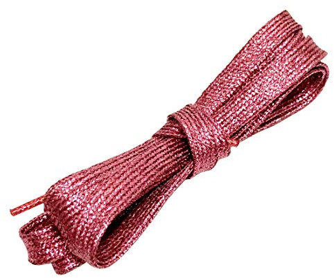 goodlace Metallico Lacci delle scarpe glitterati Bling Lacci 140CM rosa