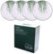 rismart Set di 4 pezzi Ceramica Piatti da Tavola 20.3 cm Rotondo Porcellana Piattini Stoviglie per Dolce Insalata Frutta Pasto Aperitivo, Amaranthus