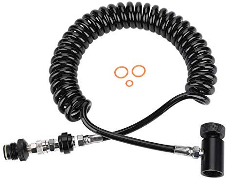 Voluxe Schlauch, Ventilschlauch Paintballschlauch für 4500 Psi HPA-Systeme für CO2-Tanks für 3000 Psi