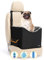 UNICITII Hunde Autositz für kleine Hunde, Verwandelbarer Hunde Autositz Hundesitz Auto Dog Car Seat Hundekorb Auto für Beifahrersitz Rückbank