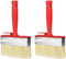 Oumuik Paint Brushes Set - 2 Pack Fence and Wall Painting Tools, Removable Block Brushes 120 mm, Decking Brush Set for Renovation