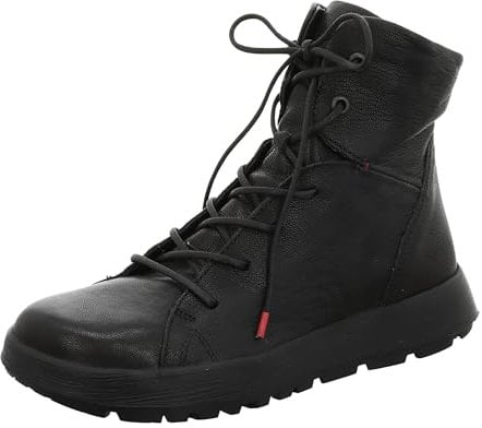 THINK! Damen COMODA chromfrei gegerbte Schurwolle Schneestiefel, SCHWARZ 0000, 40 EU