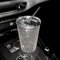Bling Kaffeebecher, 20 Unzen Kristall Strass Trinkbecher Thermobecher mit Deckel und Strohhalm Edelstahl Isolierbecher Wiederverwendbare Wasserbecher Thermobecher für Reise WasserflascheHaus Büro
