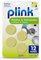 Plink Washer and Dishwasher Freshener and Cleaner, Prevents Residue, Removes Odors in Kitchen and Laundry Room Appliances, Septic-Friendly, Fresh Lemon Scent, 3 Packs of 4, 12 Tablets Total