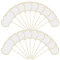 50PCS Buffet Labels - Party Food Signs, Charcuterie Board Toothpick Flags, Cupcake Toppers & Cheese Labels (White)
