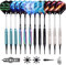 WIN.MAX Dartpfeile mit kunststoffspitze für elektronische dartscheibe 12 Stück Soft Darts Pfeile Set,18 Gramm