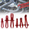 Nizirioo Lot de 6 pinces de serrage pour tuyaux de carburant, de frein et de carburant