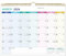 24-25 Wandkalender 18 Monate, Heng Multi