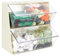 Bokelai Multipurpose Storage Organiser with Lid Coffee Pod Holder Storage Box for Tea Bags Capsules Creamer K Cup Suitable for Various countertops Cream White