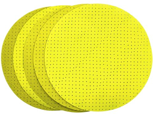 225mm 9 Drywall Sanding Discs // Multihole Aluminium Oxide Discs for Drylining // 40, 80, 120,180, 220 & Mixed Grit Packs (Packed in 10's) (120 Grit (Pack of 10))