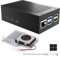 Miuzei Case per Raspberry Pi 5 con Ventilatore Attivo Ufficiale, In Alluminio con Raffreddamento a Maglia Metallica, Compatibile con Rpi5 da 4GB 8GB