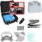 FPVtosky 6-IN-1 Mini 4 Pro Zubehör Kit, Doppellagiges Mini 4 Pro Koffer, Sonnenblende Abdeckung, RC 2 Gurt, Propellerhalterung, Objektivkappe, 2*Schutzfolie für DJI Min 4 Pro Zubehör